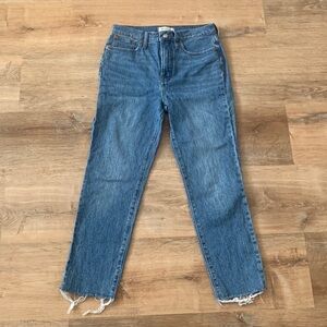Madewell Perfect Vintage Jean - ‘90s Straight Crop Size 27